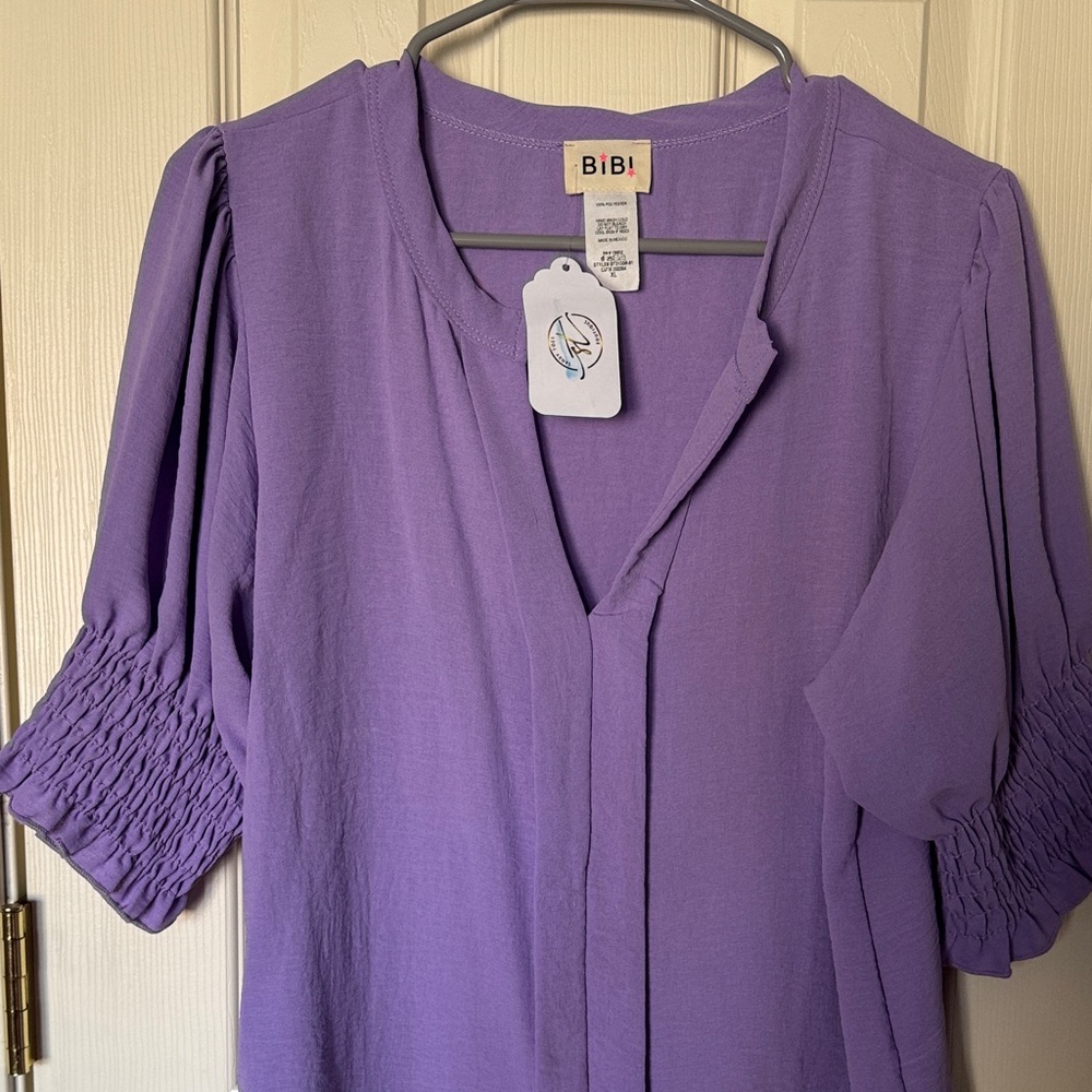 BiBi Women's Lavender Blouse - Picture 3 of 7